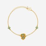 Azure Ruyi Bloom Enamel Bracelet product photo