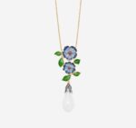 Azure Bloom Teardrop Necklace product photo