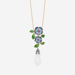 Azure Bloom Teardrop Necklace product photo