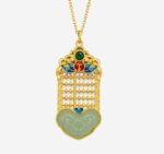 Golden Abacus Ruyi Necklace product photo