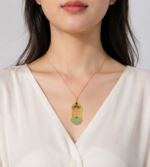 Golden Abacus Ruyi Necklace alternate view 3