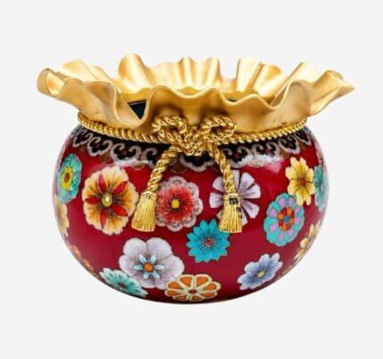 Fortune Treasure Pouch Cloisonne Sculpture product photo