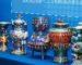 Chinese cloisonne enamel craft display